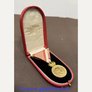 k.u.k. Bronzene Militärverdienstmedaille Kaiser Franz Josef I. im Etui - …