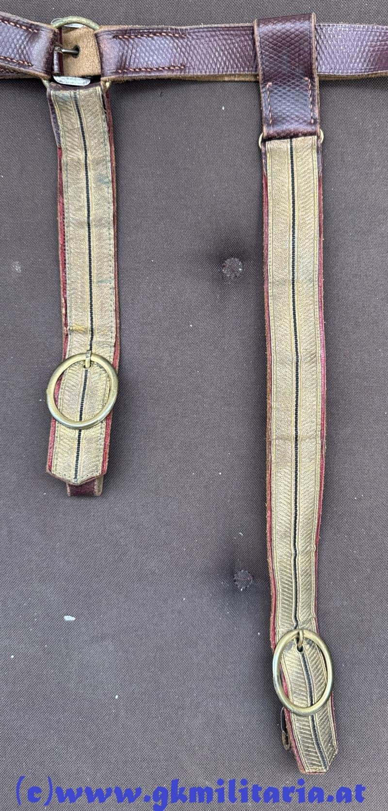 k.u.k. Gehänge für Säbel Offiziere!! — image 2