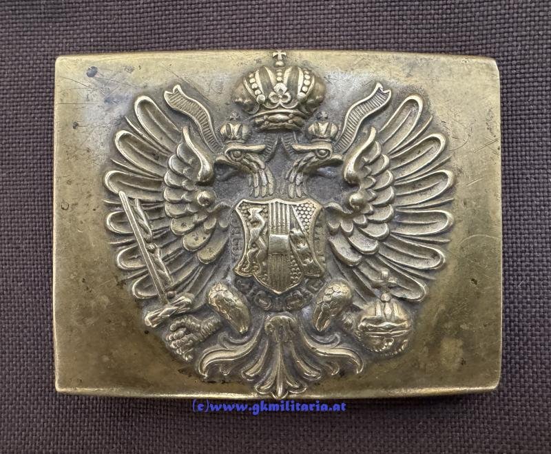 k.u.k. Infanterieleibriemen mit Kastenschloss (Koppelschloss) M1888 - 'Mannschaft' !! — image 2