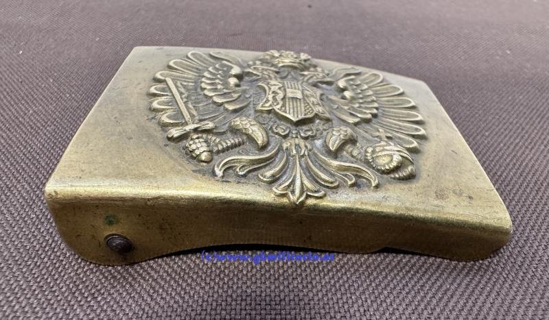 k.u.k. Infanterieleibriemen mit Kastenschloss (Koppelschloss) M1888 - 'Mannschaft' !! — image 3