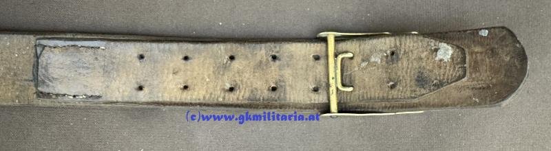 k.u.k. Infanterieleibriemen mit Kastenschloss (Koppelschloss) M1888 - 'Mannschaft' !! — image 5