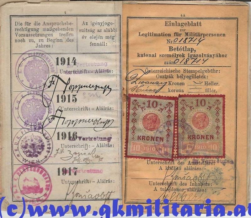 k.u.k. Legitimation Korvettenkapitän Georg R.A. Seibert !! — image 4