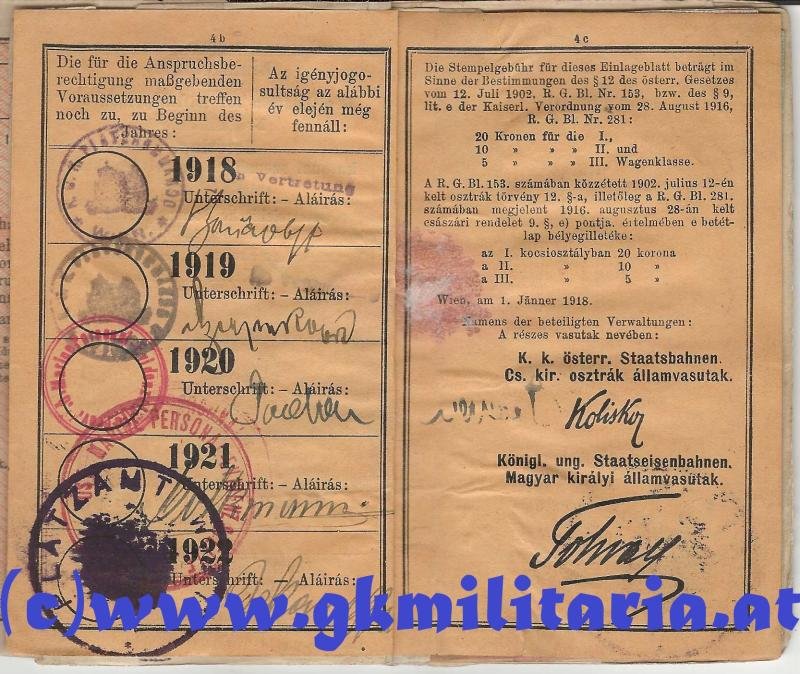 k.u.k. Legitimation Korvettenkapitän Georg R.A. Seibert !! — image 6