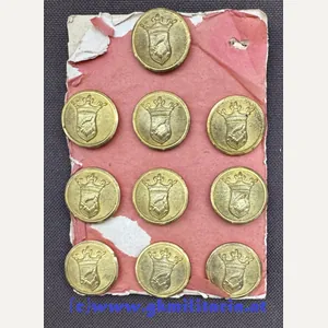 10x k.u.k. Knöpfe für bosnische Beamte!!