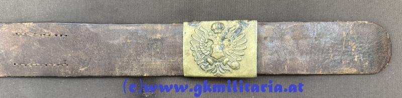 k.u.k. Infanterieleibriemen mit Kastenschloss (Koppelschloss) - 'Mannschaft' !! — image 2