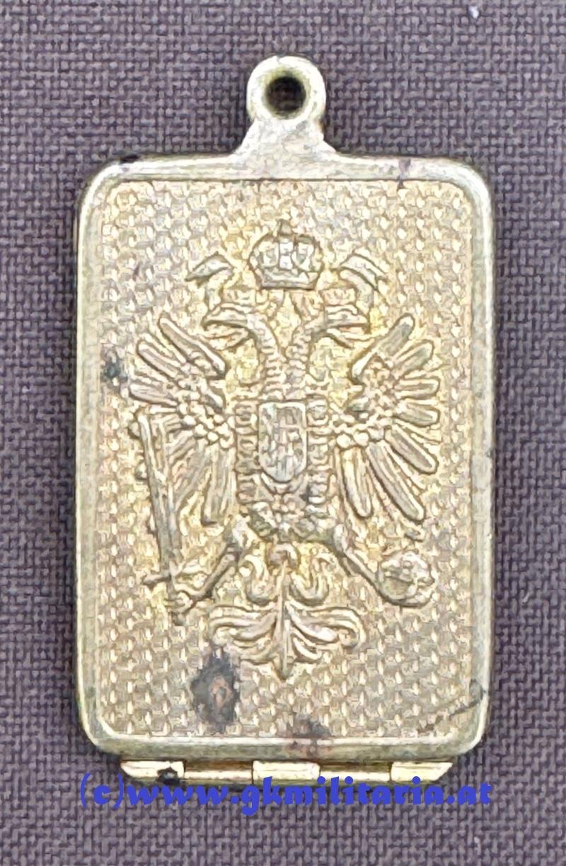 k.u.k. Erkennungsmarke für Offiziere - Kadett Franz Novy - Galizisches Feldjäger-Bataillon Nr. 4 - Rzeszów!! — image 4