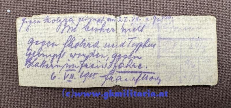 k.u.k. Erkennungsmarke für Offiziere - Kadett Franz Novy - Galizisches Feldjäger-Bataillon Nr. 4 - Rzeszów!! — image 7