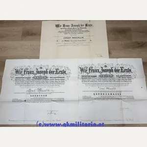 k.u.k. Urkundennachlass Generalmajor Joseph Macalik von Ivanobran Festungartillerieregiment Edler von …