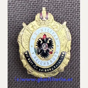 Mitgliedsabzeichen k.k. Militär V. Reichsbund !! - MINIATUR!!