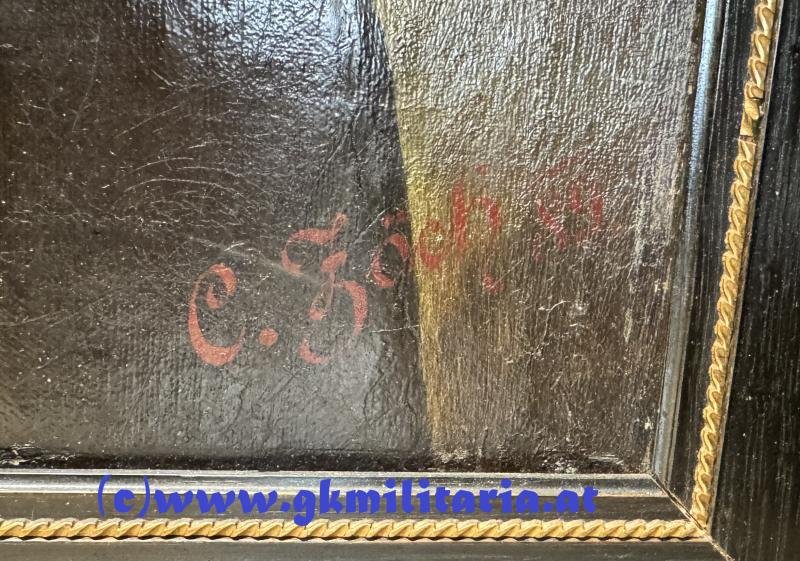 k.u.k. Ölbild Feldmarschall Erzherzog Albrecht als 'Oberstinhaber des Ungarisches Infanterieregiment 'Erzherzog Albrecht' Nr. 44 !! — image 3