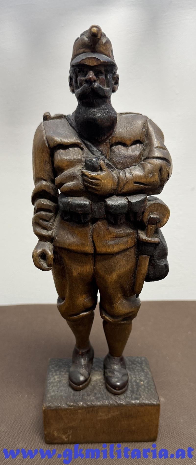 k.u.k. Standschütze/Gebirgsschütze - geschnitzte Figur 1918!! — image 2