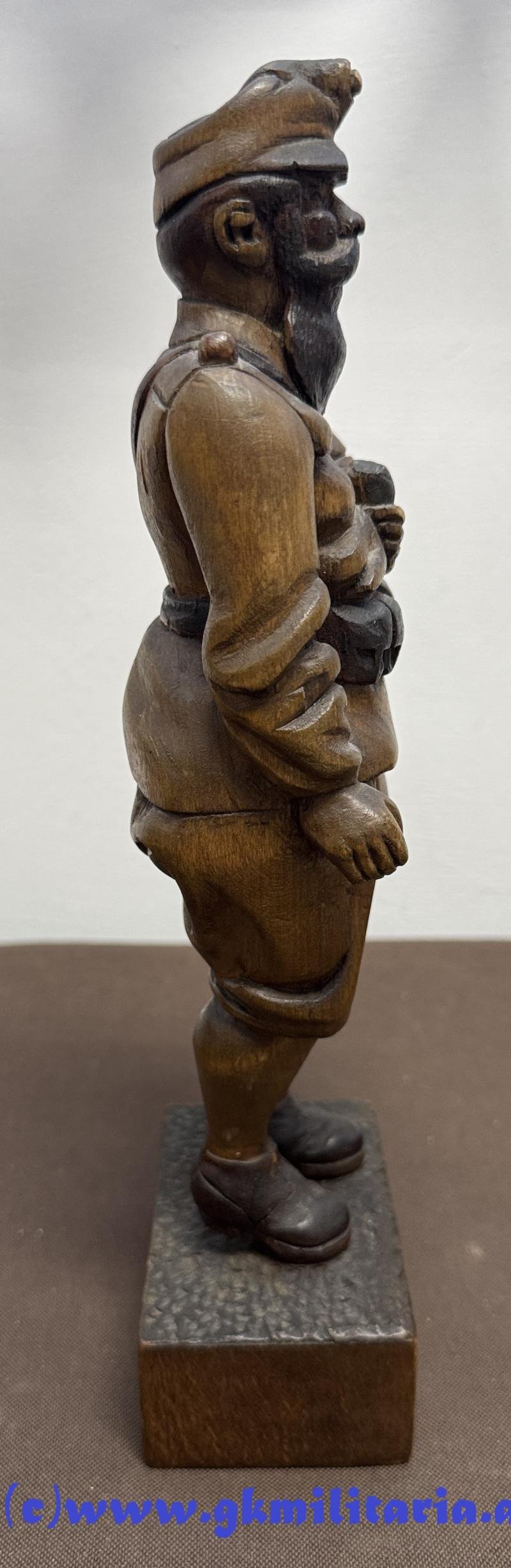 k.u.k. Standschütze/Gebirgsschütze - geschnitzte Figur 1918!! — image 4