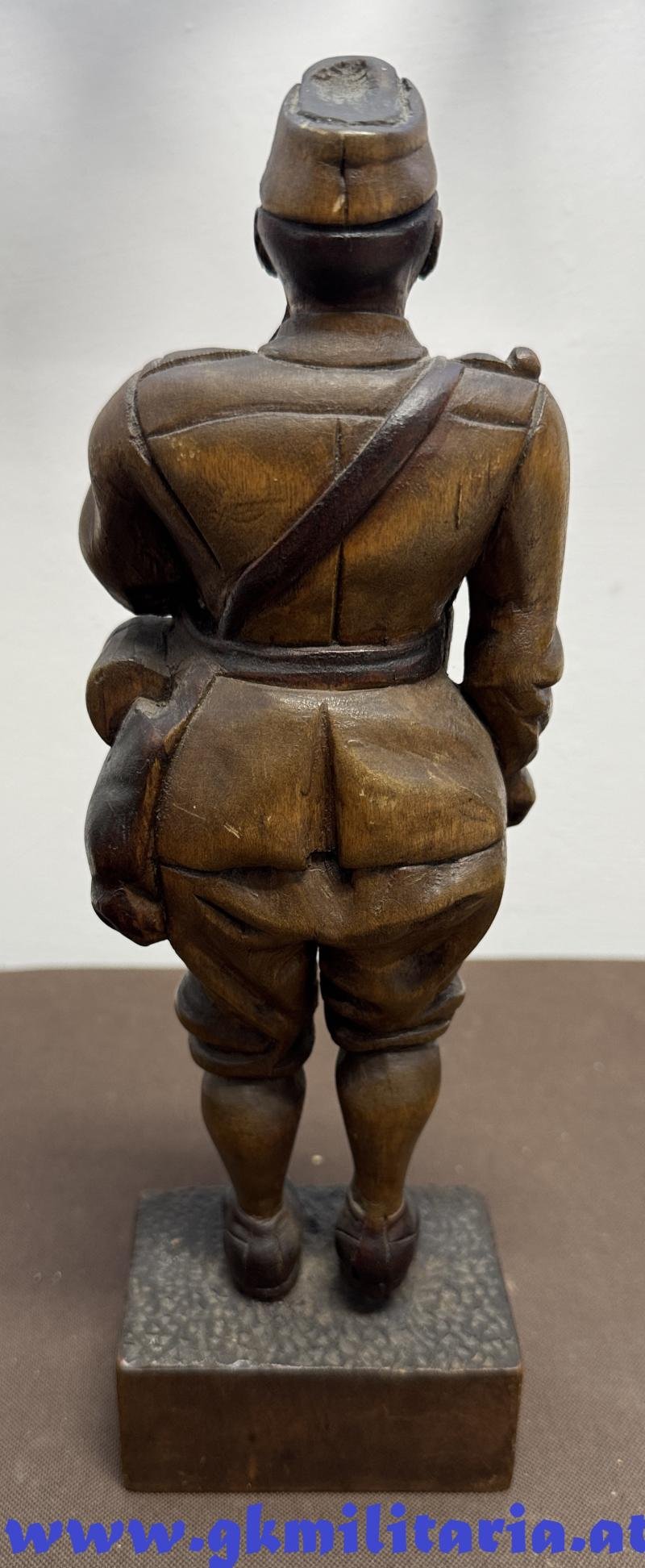 k.u.k. Standschütze/Gebirgsschütze - geschnitzte Figur 1918!! — image 5