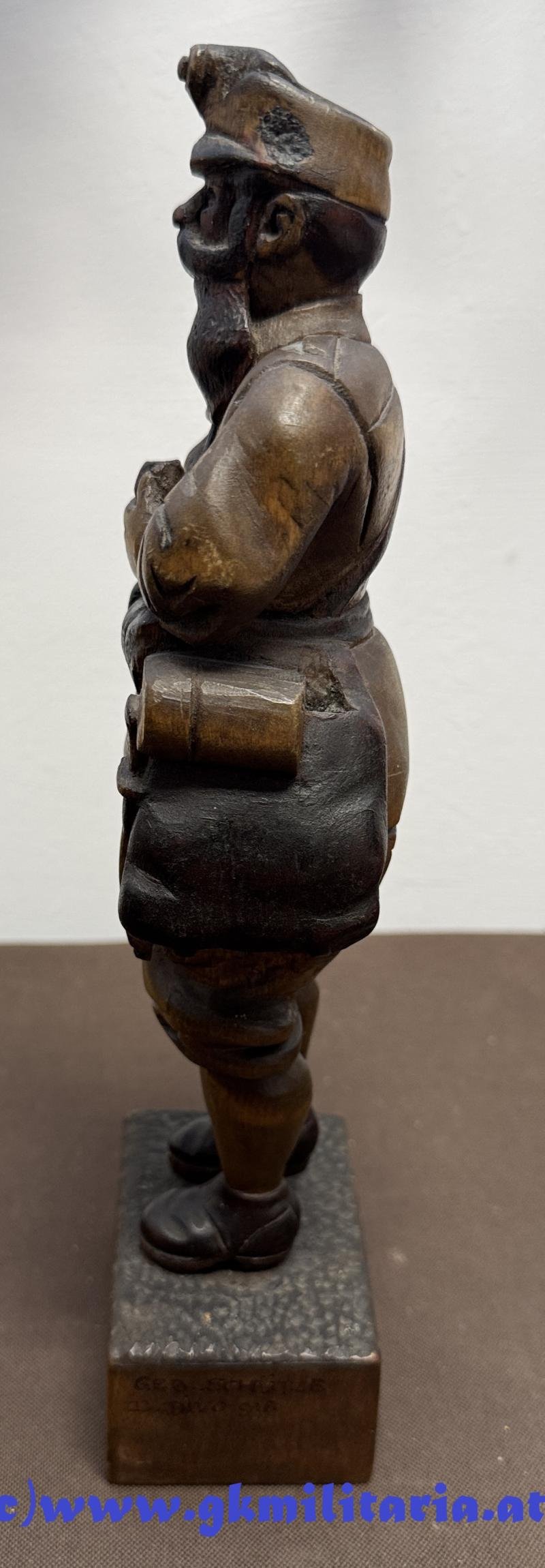 k.u.k. Standschütze/Gebirgsschütze - geschnitzte Figur 1918!! — image 6