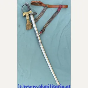 Komplette Säbel-Garnitur Säbel M1869 Kavallerie für Offizier mit Portepee und …