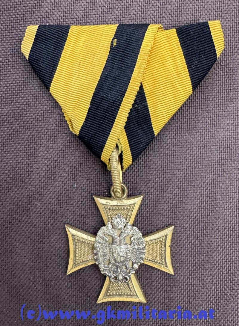 k.u.k. Militärdienstzeichen f. Offiziere 1. Klasse 25 Jahre - frühe Variante ! — image 2