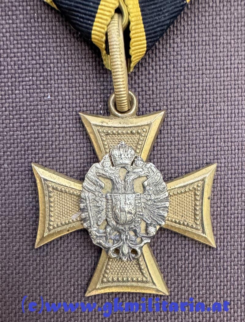 k.u.k. Militärdienstzeichen f. Offiziere 1. Klasse 25 Jahre - frühe Variante ! — image 3