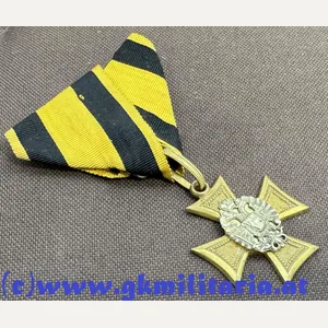 k.u.k. Militärdienstzeichen f. Offiziere 1. Klasse 25 Jahre - frühe …