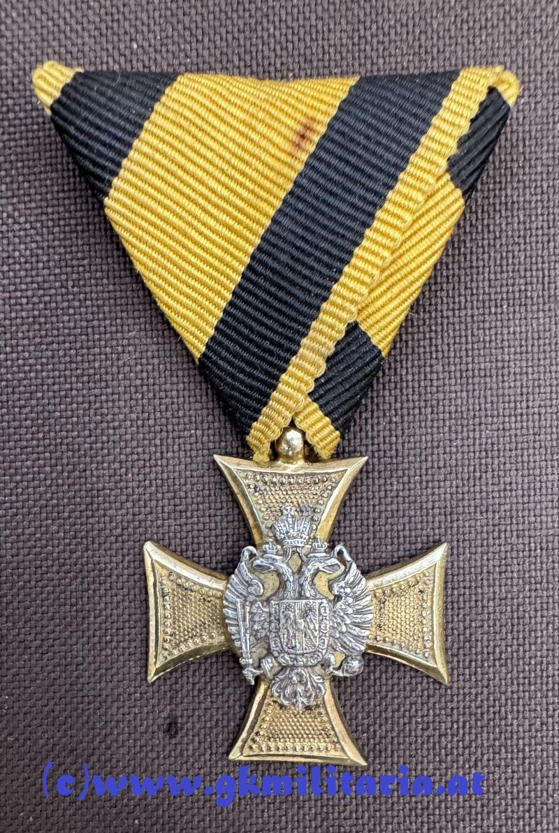 k.u.k. Militärdienstzeichen 3. Kl. für Offiziere 25 Jahre! — image 2