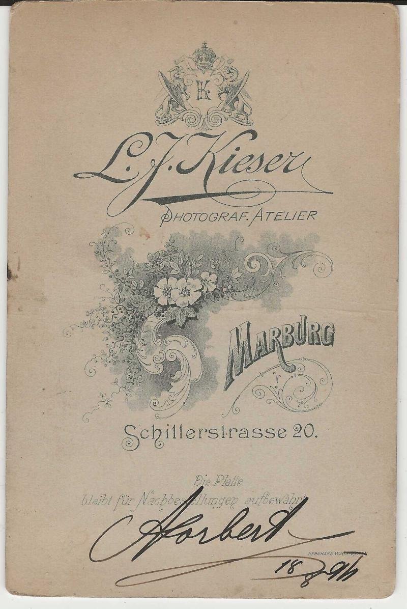 Portrait k.u.k. Beamter mit TIROLER ADELSMATRIKEL!! - KAB-Foto ! — image 2