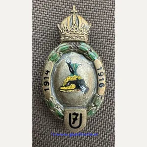 k.u.k. Kappenabzeichen Ulanenregiment Nr.7 - U.R.7 !