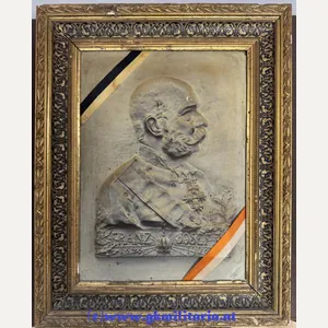 k.u.k. Relief Kaiser Franz Joseph I. zum 60-jährigen Regierungsjubiläum 1848-1908!!