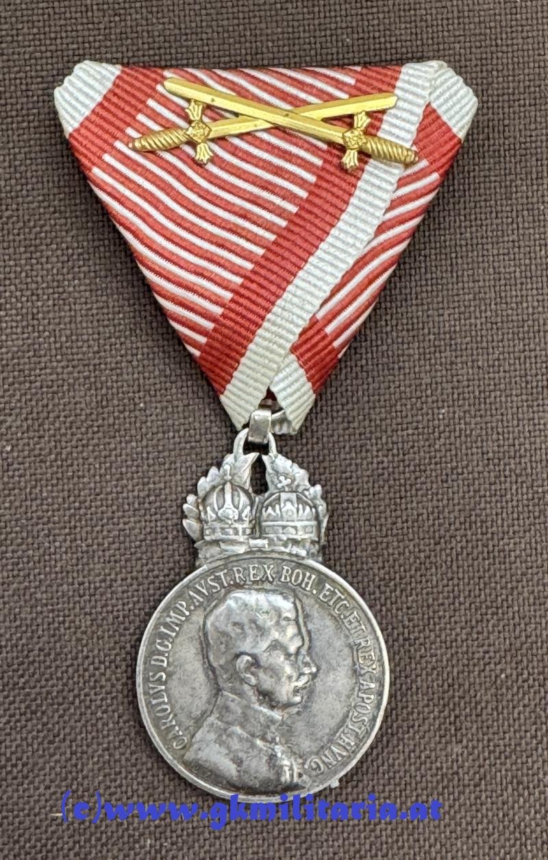 k.u.k. Silberne Militärverdienstmedaille Kaiser Karl I.! — image 2