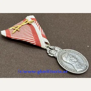 k.u.k. Silberne Militärverdienstmedaille Kaiser Karl I.!