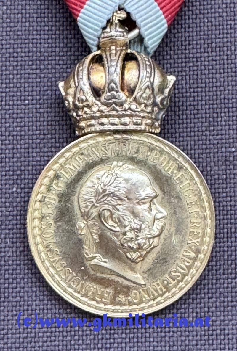 k.u.k. Bronzene Militärverdienstmedaille Kaiser Franz Joseph I.!! — image 2