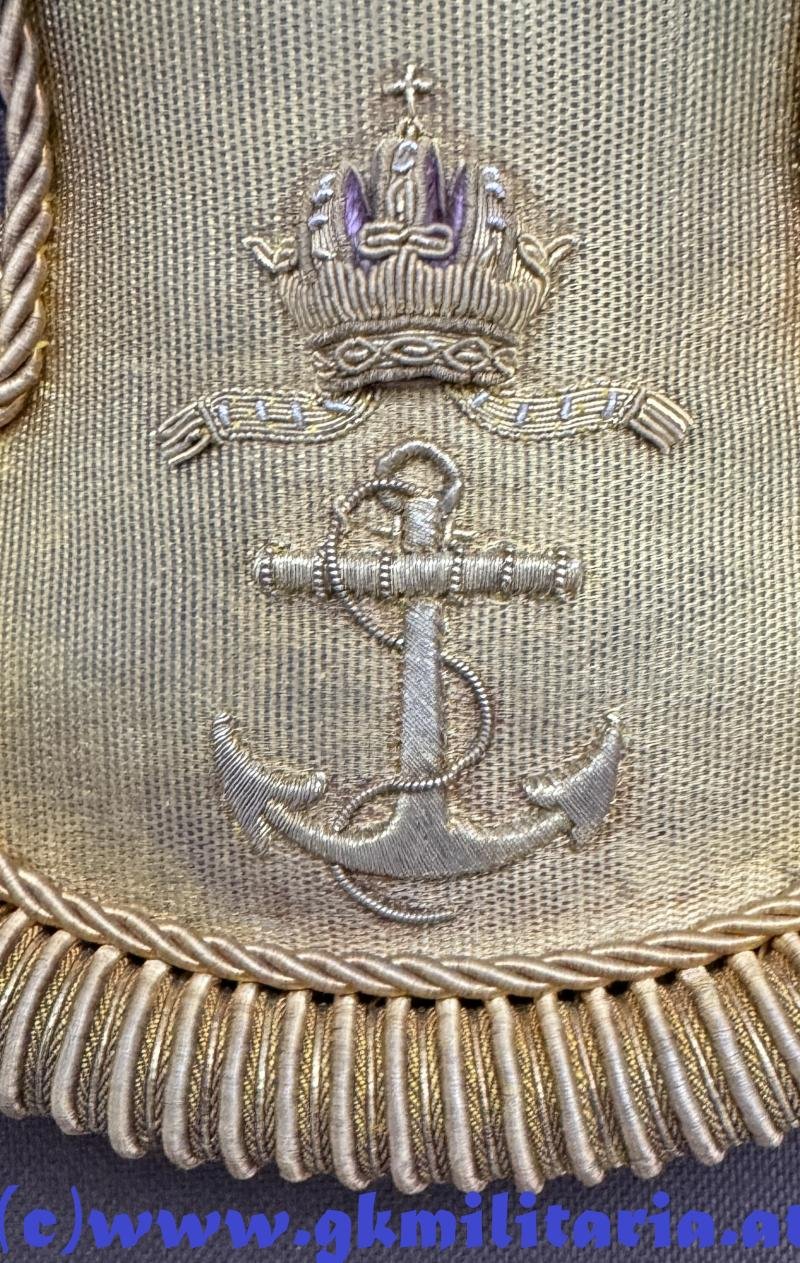 Paar Epauletten für Seefähnrich, Seekadetten oder Seeaspiranten der k. u. k. Kriegsmarine!! — image 3