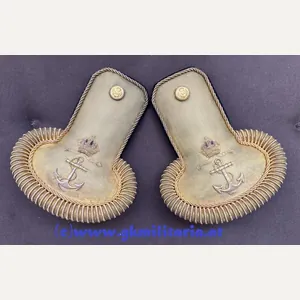 Paar Epauletten für Seefähnrich, Seekadetten oder Seeaspiranten der k. u. …