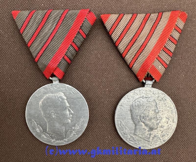 6er Satz Verwundetenmedaille Kaiser Karl I. !! — image 4