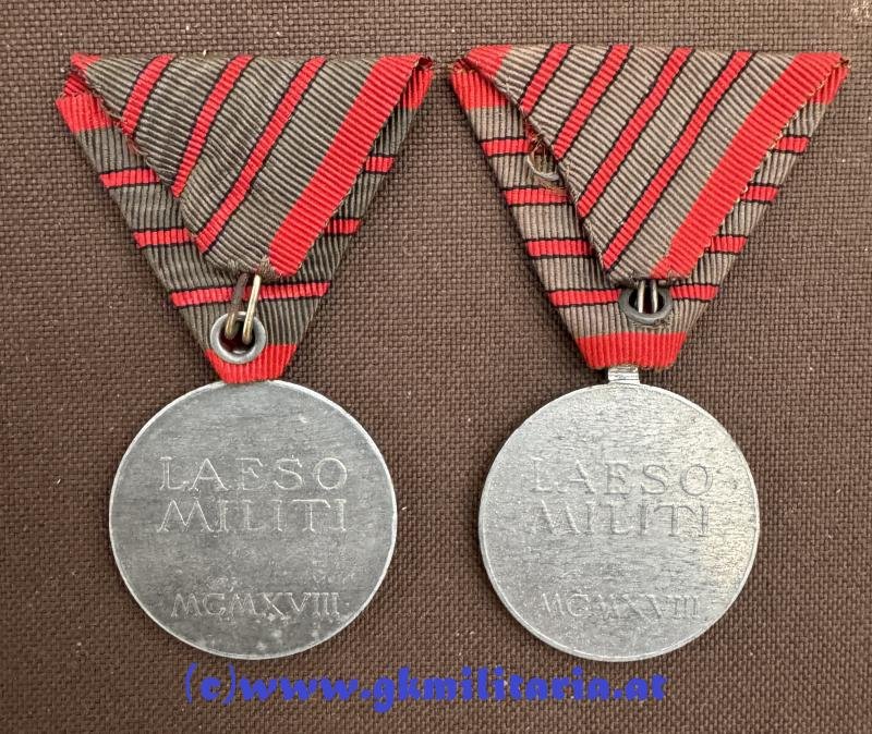 6er Satz Verwundetenmedaille Kaiser Karl I. !! — image 5