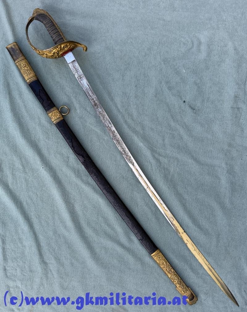 k.u.k. Beamtensäbel M1889 mit Klingenätzung!! — image 2
