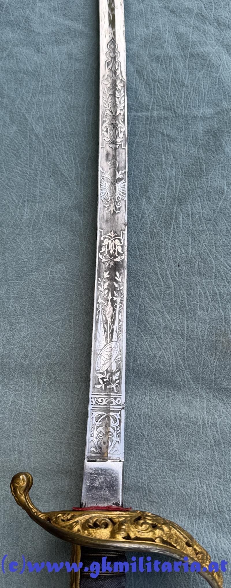 k.u.k. Beamtensäbel M1889 mit Klingenätzung!! — image 5