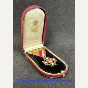 k.u.k. Militärverdienstkreuz 3. Klasse mit KD und WH-Spange im Etui!