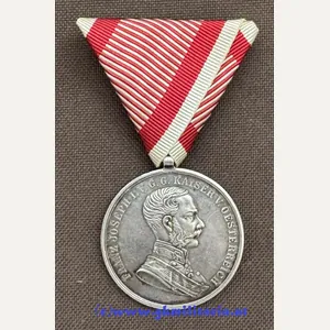 k.u.k. Silberne Tapferkeitsmedaille 1. Klasse Kaiser Franz Joseph I. - …
