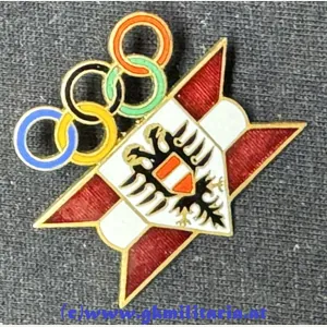 Abzeichen Olympiade 1936 - 'Österreich Bundesstaat' !!