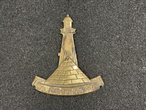 South African Regiment Alcoa Bay cap badge
