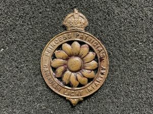 WW1 Princess Patricias Canadian Light Infantry cap badge