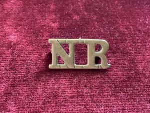 Nigerian regiment brass shoulder title