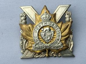 Canadian The Perth Regiment Cap Badge