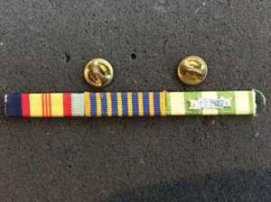 Australian Army in Vietnam medal ribbon bar