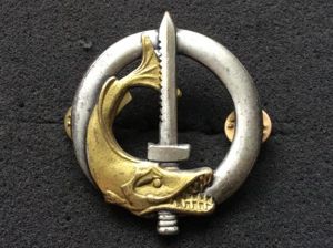 French Marine/ Naval Special Forces Beret Badge