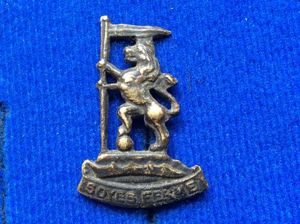 WW1 New Zealand Rifle Brigade, Locally Made Cap badge