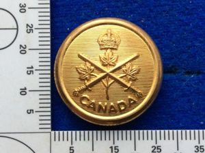 K/C Canada Cadets Gilt Button