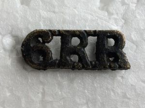 6R.R ( 6th Rajputana Rifles) brass title