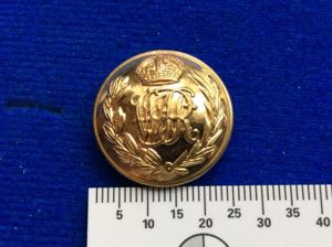 Post 1952 West Indies Regiment Officers Gilt Button