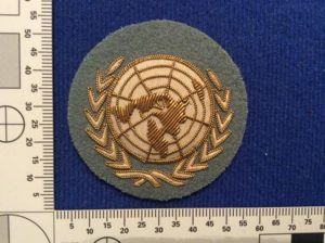 United Nations Officers Bullion Beret Badge