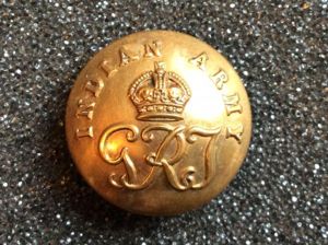 K/C Indian Army Officers Button